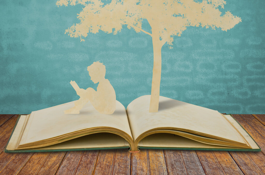 Lecture publique devant un public